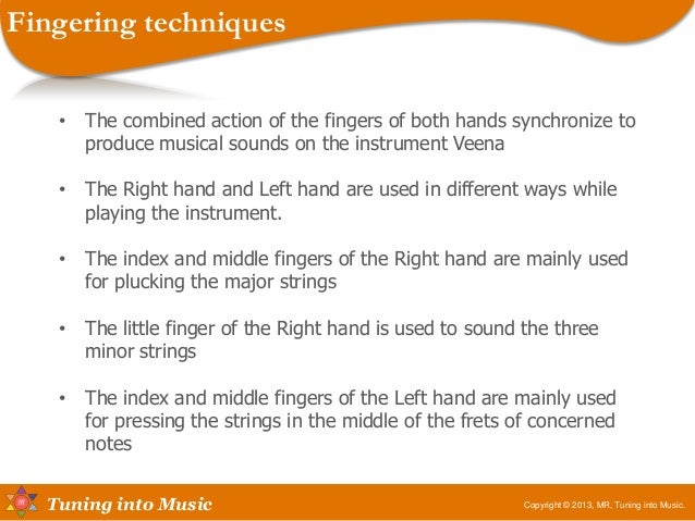 Fingering methods
